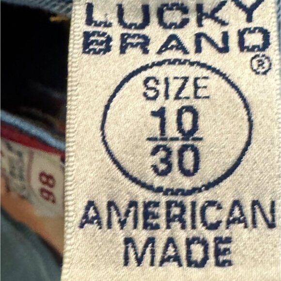 Lucky Brand Womens Low Rise Flare American Made Size 10/30 Blue Denim Jeans - Picture 7 of 7
